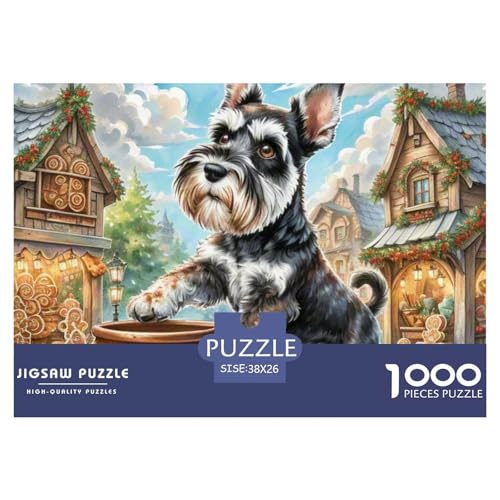 Miniatur Schnauzer Puzzle 1000 Pieces Puzzle for Men and Women Haustierhund Puzzles for Adults and Children Colourful Toy for Children from 8-12 Years for Older Children38x26cm/1000pcs Miniatur Schnauzer Puzzle 1000 Pieces Puzzle for Men and Women Haustierhund Puzzles for Adults and Children Colourful Toy for Children from 8-12 Years for Older Children38x26cm/1000pcs von JCOUSDAEO