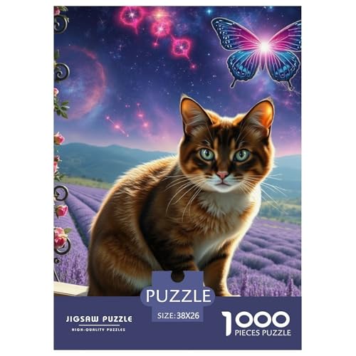 Minskin 1000 Piece Puzzle Puzzle for Men and Women Niedliche Katze Puzzles for Adults Educational Game Challenge Toy Gifts for Women, Gifts for Men for Children from 14 Years38x26cm/1000pcs von JCOUSDAEO