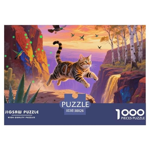 Munchkin Katze Puzzle 1000 Pieces A Challenging Puzzle Niedliche Katze Puzzles for Adults and Children Gifts for Women, Gifts for Men for Older Children38x26cm/1000pcs von JCOUSDAEO
