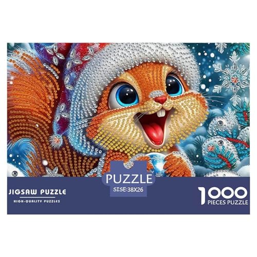 Nettes Eichhörnchen 1000 Teile Puzzle EIN Herausforderndes Rätsel, Niedliche kleine Tiere Geschicklichkeitsspiel Für Die Ganze Familie, 1000-teilige Puzzles Kinder38x26cm/1000pcs Nettes Eichhörnchen 1000 Teile Puzzle EIN Herausforderndes Rätsel, Niedliche kleine Tiere Geschicklichkeitsspiel Für Die Ganze Familie, 1000-teilige Puzzles Kinder38x26cm/1000pcs von JCOUSDAEO
