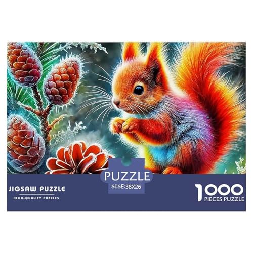 Nettes Eichhörnchen 1000 Teile Puzzle Farbenfrohes Puzzle Für Erwachsene Und Kinder Niedliche kleine Tiere Geschicklichkeitsspiel Für Die Ganze Familie, 1000-teilige Puzzles38x26cm/1000pcs Nettes Eichhörnchen 1000 Teile Puzzle Farbenfrohes Puzzle Für Erwachsene Und Kinder Niedliche kleine Tiere Geschicklichkeitsspiel Für Die Ganze Familie, 1000-teilige Puzzles38x26cm/1000pcs von JCOUSDAEO