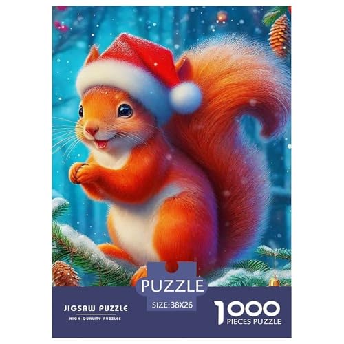 Nettes Eichhörnchen 1000-teilige Puzzles Farbenfrohes Puzzle Für Erwachsene Und Kinder Niedliche kleine Tiere Puzzles Für Erwachsene Lernspiel Herausforderungsspielzeug38x26cm/1000pcs Nettes Eichhörnchen 1000-teilige Puzzles Farbenfrohes Puzzle Für Erwachsene Und Kinder Niedliche kleine Tiere Puzzles Für Erwachsene Lernspiel Herausforderungsspielzeug38x26cm/1000pcs von JCOUSDAEO