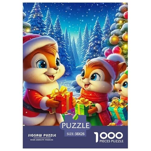 Nettes Eichhörnchen Puzzle 1000 Teile EIN Herausforderndes Rätsel, Niedliche kleine Tiere Geschicklichkeitsspiel Für Die Ganze Familie, Erwachsenenpuzzle 38x26cm/1000pcs Nettes Eichhörnchen Puzzle 1000 Teile EIN Herausforderndes Rätsel, Niedliche kleine Tiere Geschicklichkeitsspiel Für Die Ganze Familie, Erwachsenenpuzzle 38x26cm/1000pcs von JCOUSDAEO