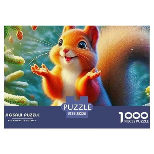 Nettes Eichhörnchen Puzzle 1000 Teile EIN Herausforderndes Rätsel, Niedliche kleine Tiere Puzzles Für Erwachsene Lernspiel Herausforderungsspielzeug 1000-teilige Puzzles Kinder38x26cm/1000pcs Nettes Eichhörnchen Puzzle 1000 Teile EIN Herausforderndes Rätsel, Niedliche kleine Tiere Puzzles Für Erwachsene Lernspiel Herausforderungsspielzeug 1000-teilige Puzzles Kinder38x26cm/1000pcs von JCOUSDAEO