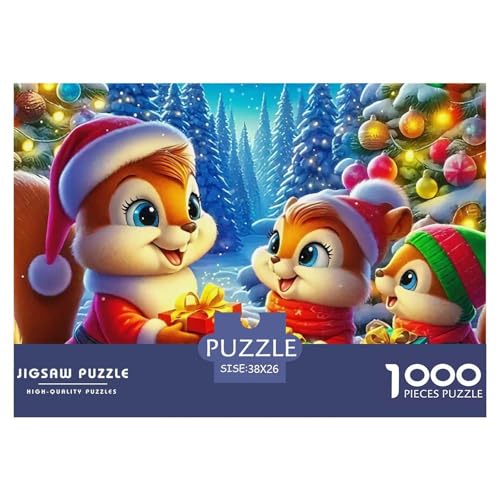 Nettes Eichhörnchen Puzzle 1000 Teile Klassische Puzzles Schwer Für Erwachsene Und Kinder Niedliche kleine Tiere Geschicklichkeitsspiel Für Die Ganze Familie, 1000-teilige Puzzles38x26cm/1000pc Nettes Eichhörnchen Puzzle 1000 Teile Klassische Puzzles Schwer Für Erwachsene Und Kinder Niedliche kleine Tiere Geschicklichkeitsspiel Für Die Ganze Familie, 1000-teilige Puzzles38x26cm/1000pc von JCOUSDAEO