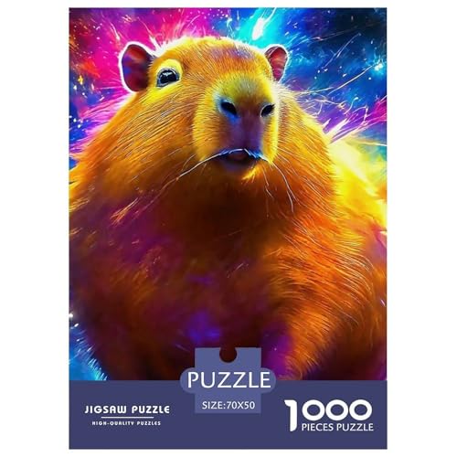 Niedliche Capybara 1000 Teile Puzzle Farbenfrohes Puzzle Für Erwachsene Und Kinder Niedliche kleine Tiere Geschicklichkeitsspiel Für Die Ganze Familie, 1000-teilige Puzzles70x50cm/1000pcs Niedliche Capybara 1000 Teile Puzzle Farbenfrohes Puzzle Für Erwachsene Und Kinder Niedliche kleine Tiere Geschicklichkeitsspiel Für Die Ganze Familie, 1000-teilige Puzzles70x50cm/1000pcs von JCOUSDAEO
