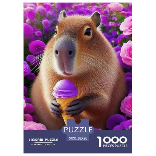 Niedliche Capybara 1000 Teile Puzzle Klassische Puzzles Schwer Für Erwachsene Und Kinder Niedliche kleine Tiere Geschicklichkeitsspiel Für Die Ganze Familie, Erwachsenenpuzzle 38x2 Niedliche Capybara 1000 Teile Puzzle Klassische Puzzles Schwer Für Erwachsene Und Kinder Niedliche kleine Tiere Geschicklichkeitsspiel Für Die Ganze Familie, Erwachsenenpuzzle 38x2 von JCOUSDAEO