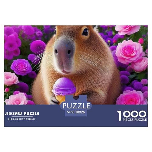 Niedliche Capybara 1000-teilige Puzzles EIN Herausforderndes Rätsel, Niedliche kleine Tiere Geschenke Für Frauen,Geschenke Für Männer Erwachsenenpuzzle 38x26cm/1000pcs Niedliche Capybara 1000-teilige Puzzles EIN Herausforderndes Rätsel, Niedliche kleine Tiere Geschenke Für Frauen,Geschenke Für Männer Erwachsenenpuzzle 38x26cm/1000pcs von JCOUSDAEO