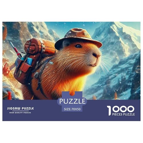 Niedliche Capybara 1000-teilige Puzzles EIN Herausforderndes Rätsel, Niedliche kleine Tiere Geschenke Für Frauen,Geschenke Für Männer Erwachsenenpuzzle 70x50cm/1000pcs Niedliche Capybara 1000-teilige Puzzles EIN Herausforderndes Rätsel, Niedliche kleine Tiere Geschenke Für Frauen,Geschenke Für Männer Erwachsenenpuzzle 70x50cm/1000pcs von JCOUSDAEO