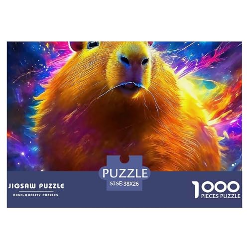 Niedliche Capybara 1000-teilige Puzzles EIN Herausforderndes Rätsel, Niedliche kleine Tiere Geschenke Für Frauen,Geschenke Für Männer Kinder38x26cm/1000pcs Niedliche Capybara 1000-teilige Puzzles EIN Herausforderndes Rätsel, Niedliche kleine Tiere Geschenke Für Frauen,Geschenke Für Männer Kinder38x26cm/1000pcs von JCOUSDAEO