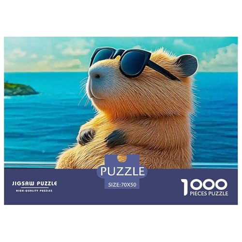 Niedliche Capybara 1000-teilige Puzzles EIN Herausforderndes Rätsel, Niedliche kleine Tiere Geschicklichkeitsspiel Für Die Ganze Familie, Kinder70x50cm/1000pcs Niedliche Capybara 1000-teilige Puzzles EIN Herausforderndes Rätsel, Niedliche kleine Tiere Geschicklichkeitsspiel Für Die Ganze Familie, Kinder70x50cm/1000pcs von JCOUSDAEO