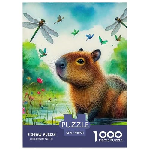 Niedliche Capybara 1000-teilige Puzzles Klassische Puzzles Schwer Für Erwachsene Und Kinder Niedliche kleine Tiere Puzzles Für Erwachsene Lernspiel Herausforderungsspielzeug Erwachsenenpuzzle 70x5 Niedliche Capybara 1000-teilige Puzzles Klassische Puzzles Schwer Für Erwachsene Und Kinder Niedliche kleine Tiere Puzzles Für Erwachsene Lernspiel Herausforderungsspielzeug Erwachsenenpuzzle 70x5 von JCOUSDAEO