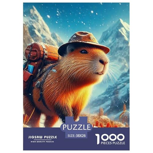 Niedliche Capybara Puzzle 1000 Teile Farbenfrohes Puzzle Für Erwachsene Und Kinder Niedliche kleine Tiere Geschenke Für Frauen,Geschenke Für Männer Erwachsenenpuzzle 38x26cm/1000pcs Niedliche Capybara Puzzle 1000 Teile Farbenfrohes Puzzle Für Erwachsene Und Kinder Niedliche kleine Tiere Geschenke Für Frauen,Geschenke Für Männer Erwachsenenpuzzle 38x26cm/1000pcs von JCOUSDAEO