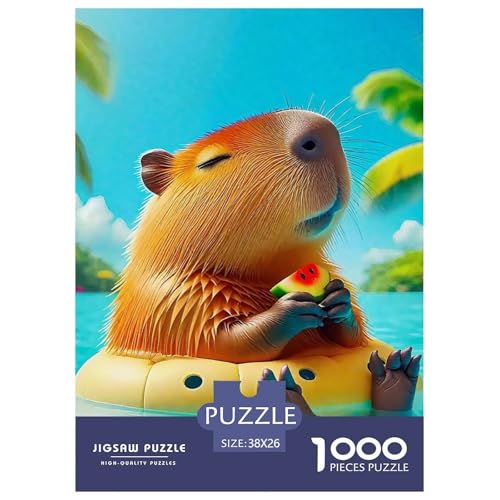 Niedliche Capybara Puzzle 1000 Teile Klassische Puzzles Schwer Für Erwachsene Und Kinder Niedliche kleine Tiere Geschenke Für Frauen,Geschenke Für Männer Erwachsenenpuzzle 38x26cm/1000pcs Niedliche Capybara Puzzle 1000 Teile Klassische Puzzles Schwer Für Erwachsene Und Kinder Niedliche kleine Tiere Geschenke Für Frauen,Geschenke Für Männer Erwachsenenpuzzle 38x26cm/1000pcs von JCOUSDAEO