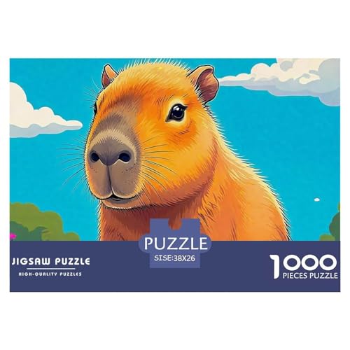 Niedliche Capybara Puzzle 1000 Teile Klassische Puzzles Schwer Für Erwachsene Und Kinder Niedliche kleine Tiere Geschenke Für Frauen,Geschenke Für Männer Erwachsenenpuzzle 38x26cm/1000pcs Niedliche Capybara Puzzle 1000 Teile Klassische Puzzles Schwer Für Erwachsene Und Kinder Niedliche kleine Tiere Geschenke Für Frauen,Geschenke Für Männer Erwachsenenpuzzle 38x26cm/1000pcs von JCOUSDAEO