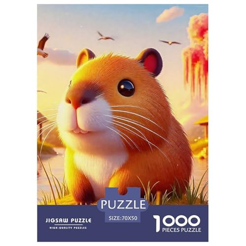Niedliche Capybara Puzzle 1000 Teile Klassische Puzzles Schwer Für Erwachsene Und Kinder Niedliche kleine Tiere Geschicklichkeitsspiel Für Die Ganze Familie, Erwachsenenpuzzle 70x5 Niedliche Capybara Puzzle 1000 Teile Klassische Puzzles Schwer Für Erwachsene Und Kinder Niedliche kleine Tiere Geschicklichkeitsspiel Für Die Ganze Familie, Erwachsenenpuzzle 70x5 von JCOUSDAEO