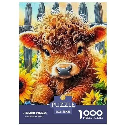 Niedliche kleine Kuh 1000 Teile Puzzle EIN Herausforderndes Rätsel, Süße Tiere Puzzles Für Erwachsene Lernspiel Herausforderungsspielzeug Erwachsenenpuzzle 38x26cm/1000pcs Niedliche kleine Kuh 1000 Teile Puzzle EIN Herausforderndes Rätsel, Süße Tiere Puzzles Für Erwachsene Lernspiel Herausforderungsspielzeug Erwachsenenpuzzle 38x26cm/1000pcs von JCOUSDAEO