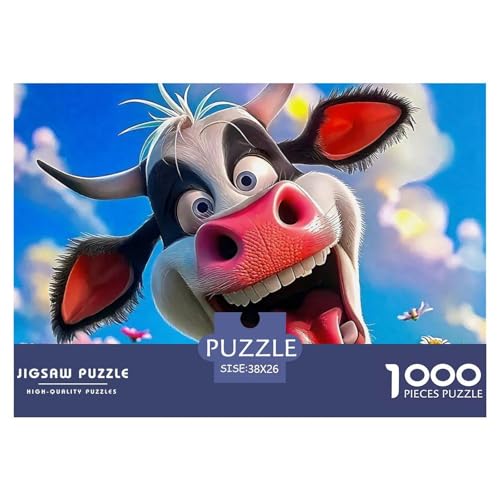 Niedliche kleine Kuh 1000 Teile Puzzle Farbenfrohes Puzzle Für Erwachsene Und Kinder Süße Tiere Geschenke Für Frauen,Geschenke Für Männer Erwachsenenpuzzle 38x26cm/1000pcs Niedliche kleine Kuh 1000 Teile Puzzle Farbenfrohes Puzzle Für Erwachsene Und Kinder Süße Tiere Geschenke Für Frauen,Geschenke Für Männer Erwachsenenpuzzle 38x26cm/1000pcs von JCOUSDAEO
