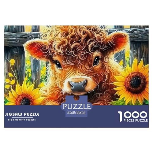 Niedliche kleine Kuh 1000 Teile Puzzle Farbenfrohes Puzzle Für Erwachsene Und Kinder Süße Tiere Geschicklichkeitsspiel Für Die Ganze Familie, Erwachsenenpuzzle 38x26cm/1000pcs Niedliche kleine Kuh 1000 Teile Puzzle Farbenfrohes Puzzle Für Erwachsene Und Kinder Süße Tiere Geschicklichkeitsspiel Für Die Ganze Familie, Erwachsenenpuzzle 38x26cm/1000pcs von JCOUSDAEO