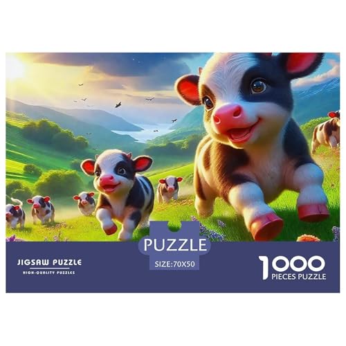 Niedliche kleine Kuh 1000 Teile Puzzle Klassische Puzzles Schwer Für Erwachsene Und Kinder Süße Tiere Puzzles Für Erwachsene Lernspiel Herausforderungsspielzeug 1000-teilige Puzzles70x50cm/1000pcs Niedliche kleine Kuh 1000 Teile Puzzle Klassische Puzzles Schwer Für Erwachsene Und Kinder Süße Tiere Puzzles Für Erwachsene Lernspiel Herausforderungsspielzeug 1000-teilige Puzzles70x50cm/1000pcs von JCOUSDAEO