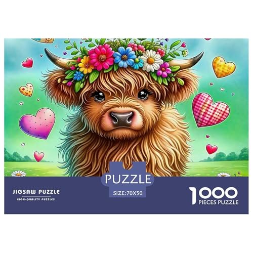 Niedliche kleine Kuh 1000 Teile Puzzle Klassische Puzzles Schwer Für Erwachsene Und Kinder Süße Tiere Puzzles Für Erwachsene Lernspiel Herausforderungsspielzeug Erwachsenenpuzzle 70x50cm/1000 Niedliche kleine Kuh 1000 Teile Puzzle Klassische Puzzles Schwer Für Erwachsene Und Kinder Süße Tiere Puzzles Für Erwachsene Lernspiel Herausforderungsspielzeug Erwachsenenpuzzle 70x50cm/1000 von JCOUSDAEO