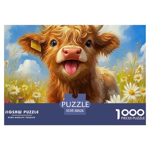 Niedliche kleine Kuh 1000-teilige Puzzles EIN Herausforderndes Rätsel, Süße Tiere Geschenke Für Frauen,Geschenke Für Männer Erwachsenenpuzzle 38x26cm/1000pcs Niedliche kleine Kuh 1000-teilige Puzzles EIN Herausforderndes Rätsel, Süße Tiere Geschenke Für Frauen,Geschenke Für Männer Erwachsenenpuzzle 38x26cm/1000pcs von JCOUSDAEO