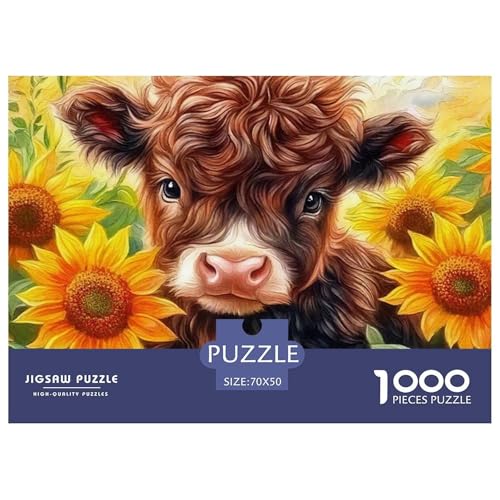 Niedliche kleine Kuh 1000-teilige Puzzles EIN Herausforderndes Rätsel, Süße Tiere Geschenke Für Frauen,Geschenke Für Männer Erwachsenenpuzzle 70x50cm/1000pcs Niedliche kleine Kuh 1000-teilige Puzzles EIN Herausforderndes Rätsel, Süße Tiere Geschenke Für Frauen,Geschenke Für Männer Erwachsenenpuzzle 70x50cm/1000pcs von JCOUSDAEO