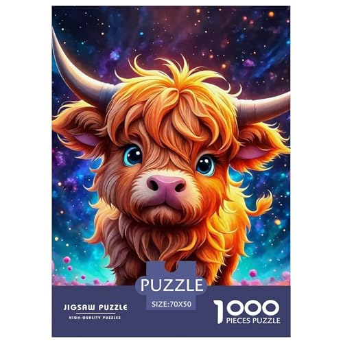 Niedliche kleine Kuh 1000-teilige Puzzles EIN Herausforderndes Rätsel, Süße Tiere Geschicklichkeitsspiel Für Die Ganze Familie,buntes Legespiel Erwachsenenpuzzle 70x50cm/1000pcs Niedliche kleine Kuh 1000-teilige Puzzles EIN Herausforderndes Rätsel, Süße Tiere Geschicklichkeitsspiel Für Die Ganze Familie,buntes Legespiel Erwachsenenpuzzle 70x50cm/1000pcs von JCOUSDAEO