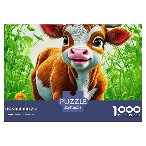 Niedliche kleine Kuh 1000-teilige Puzzles EIN Herausforderndes Rätsel, Süße Tiere Geschicklichkeitsspiel Für Die Ganze Familie,buntes Legespiel Kinder38x26cm/1000pcs Niedliche kleine Kuh 1000-teilige Puzzles EIN Herausforderndes Rätsel, Süße Tiere Geschicklichkeitsspiel Für Die Ganze Familie,buntes Legespiel Kinder38x26cm/1000pcs von JCOUSDAEO