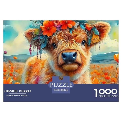 Niedliche kleine Kuh 1000-teilige Puzzles EIN Herausforderndes Rätsel, Süße Tiere Geschicklichkeitsspiel Für Die Ganze Familie,buntes Legespiel Kinder38x26cm/1000pcs Niedliche kleine Kuh 1000-teilige Puzzles EIN Herausforderndes Rätsel, Süße Tiere Geschicklichkeitsspiel Für Die Ganze Familie,buntes Legespiel Kinder38x26cm/1000pcs von JCOUSDAEO