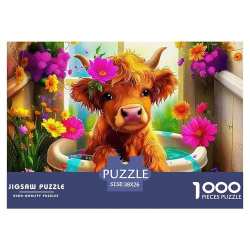 Niedliche kleine Kuh 1000-teilige Puzzles EIN Herausforderndes Rätsel, Süße Tiere Geschicklichkeitsspiel Für Die Ganze Familie,buntes Legespiel Kinder38x26cm/1000pcs Niedliche kleine Kuh 1000-teilige Puzzles EIN Herausforderndes Rätsel, Süße Tiere Geschicklichkeitsspiel Für Die Ganze Familie,buntes Legespiel Kinder38x26cm/1000pcs von JCOUSDAEO