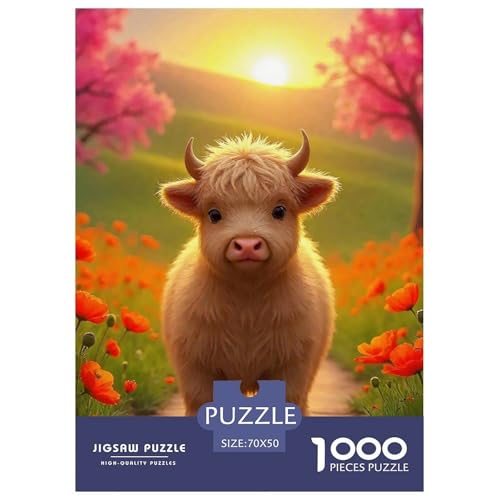 Niedliche kleine Kuh 1000-teilige Puzzles EIN Herausforderndes Rätsel, Süße Tiere Geschicklichkeitsspiel Für Die Ganze Familie,buntes Legespiel Kinder70x50cm/1000pcs Niedliche kleine Kuh 1000-teilige Puzzles EIN Herausforderndes Rätsel, Süße Tiere Geschicklichkeitsspiel Für Die Ganze Familie,buntes Legespiel Kinder70x50cm/1000pcs von JCOUSDAEO