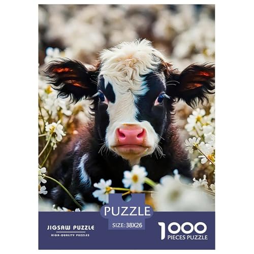 Niedliche kleine Kuh 1000-teilige Puzzles EIN Herausforderndes Rätsel, Süße Tiere Puzzles Für Erwachsene Lernspiel Herausforderungsspielzeug Erwachsenenpuzzle 38x26cm/1000pcs Niedliche kleine Kuh 1000-teilige Puzzles EIN Herausforderndes Rätsel, Süße Tiere Puzzles Für Erwachsene Lernspiel Herausforderungsspielzeug Erwachsenenpuzzle 38x26cm/1000pcs von JCOUSDAEO