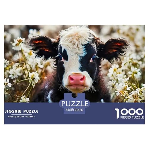 Niedliche kleine Kuh 1000-teilige Puzzles EIN Herausforderndes Rätsel, Süße Tiere Puzzles Für Erwachsene Lernspiel Herausforderungsspielzeug Kinder38x26cm/1000pcs Niedliche kleine Kuh 1000-teilige Puzzles EIN Herausforderndes Rätsel, Süße Tiere Puzzles Für Erwachsene Lernspiel Herausforderungsspielzeug Kinder38x26cm/1000pcs von JCOUSDAEO