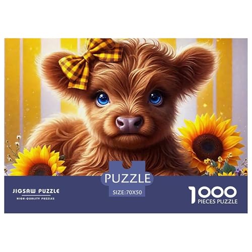 Niedliche kleine Kuh 1000-teilige Puzzles EIN Herausforderndes Rätsel, Süße Tiere Puzzles Für Erwachsene Lernspiel Herausforderungsspielzeug Kinder70x50cm/1000pcs Niedliche kleine Kuh 1000-teilige Puzzles EIN Herausforderndes Rätsel, Süße Tiere Puzzles Für Erwachsene Lernspiel Herausforderungsspielzeug Kinder70x50cm/1000pcs von JCOUSDAEO