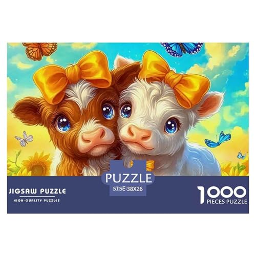 Niedliche kleine Kuh 1000-teilige Puzzles Farbenfrohes Puzzle Für Erwachsene Und Kinder Süße Tiere Geschenke Für Frauen,Geschenke Für Männer38x26cm/1000pcs Niedliche kleine Kuh 1000-teilige Puzzles Farbenfrohes Puzzle Für Erwachsene Und Kinder Süße Tiere Geschenke Für Frauen,Geschenke Für Männer38x26cm/1000pcs von JCOUSDAEO