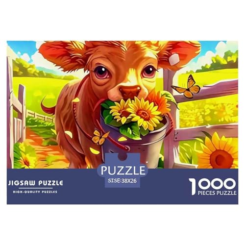 Niedliche kleine Kuh 1000-teilige Puzzles Farbenfrohes Puzzle Für Erwachsene Und Kinder Süße Tiere Puzzles Für Erwachsene Lernspiel Herausforderungsspielzeug38x26cm/1000pcs Niedliche kleine Kuh 1000-teilige Puzzles Farbenfrohes Puzzle Für Erwachsene Und Kinder Süße Tiere Puzzles Für Erwachsene Lernspiel Herausforderungsspielzeug38x26cm/1000pcs von JCOUSDAEO