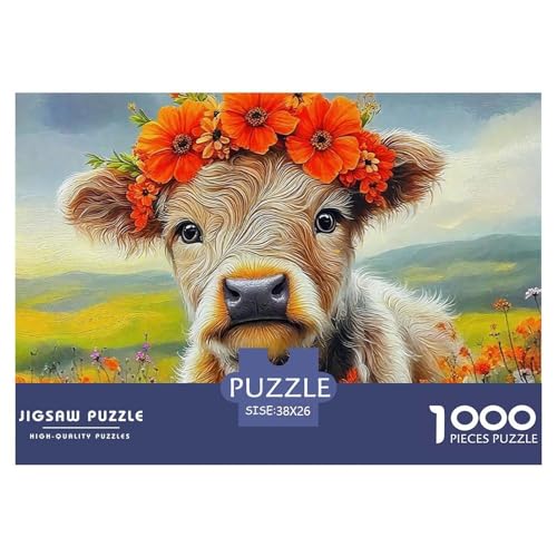 Niedliche kleine Kuh 1000-teilige Puzzles Farbenfrohes Puzzle Für Erwachsene Und Kinder Süße Tiere Puzzles Für Erwachsene Lernspiel Herausforderungsspielzeug38x26cm/1000pcs Niedliche kleine Kuh 1000-teilige Puzzles Farbenfrohes Puzzle Für Erwachsene Und Kinder Süße Tiere Puzzles Für Erwachsene Lernspiel Herausforderungsspielzeug38x26cm/1000pcs von JCOUSDAEO