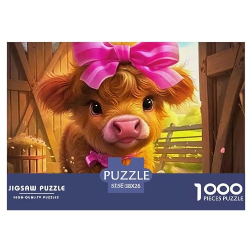 Niedliche kleine Kuh 1000-teilige Puzzles Farbenfrohes Puzzle Für Erwachsene Und Kinder Süße Tiere Puzzles Für Erwachsene Lernspiel Herausforderungsspielzeug38x26cm/1000pcs Niedliche kleine Kuh 1000-teilige Puzzles Farbenfrohes Puzzle Für Erwachsene Und Kinder Süße Tiere Puzzles Für Erwachsene Lernspiel Herausforderungsspielzeug38x26cm/1000pcs von JCOUSDAEO