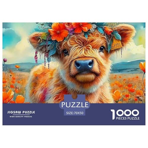 Niedliche kleine Kuh 1000-teilige Puzzles Klassische Puzzles Schwer Für Erwachsene Und Kinder Süße Tiere Puzzles Für Erwachsene Lernspiel Herausforderungsspielzeug Erwachsenenpuzzle 70x50cm/1 Niedliche kleine Kuh 1000-teilige Puzzles Klassische Puzzles Schwer Für Erwachsene Und Kinder Süße Tiere Puzzles Für Erwachsene Lernspiel Herausforderungsspielzeug Erwachsenenpuzzle 70x50cm/1 von JCOUSDAEO