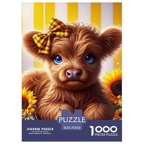 Niedliche kleine Kuh Puzzle 1000 Teile EIN Herausforderndes Rätsel, Süße Tiere Geschicklichkeitsspiel Für Die Ganze Familie,buntes Legespiel Erwachsenenpuzzle 70x50cm/1000pcs Niedliche kleine Kuh Puzzle 1000 Teile EIN Herausforderndes Rätsel, Süße Tiere Geschicklichkeitsspiel Für Die Ganze Familie,buntes Legespiel Erwachsenenpuzzle 70x50cm/1000pcs von JCOUSDAEO