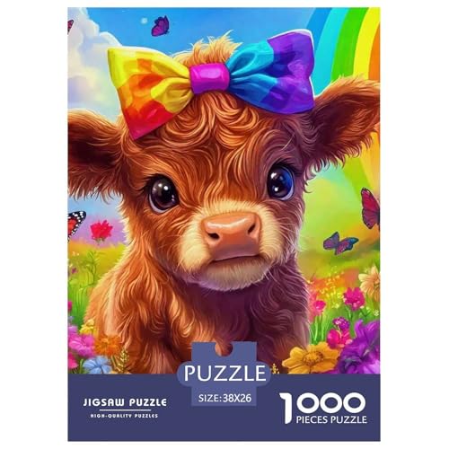 Niedliche kleine Kuh Puzzle 1000 Teile Farbenfrohes Puzzle Für Erwachsene Und Kinder Süße Tiere Geschenke Für Frauen,Geschenke Für Männer 1000-teilige Puzzles38x26cm/1000pcs Niedliche kleine Kuh Puzzle 1000 Teile Farbenfrohes Puzzle Für Erwachsene Und Kinder Süße Tiere Geschenke Für Frauen,Geschenke Für Männer 1000-teilige Puzzles38x26cm/1000pcs von JCOUSDAEO