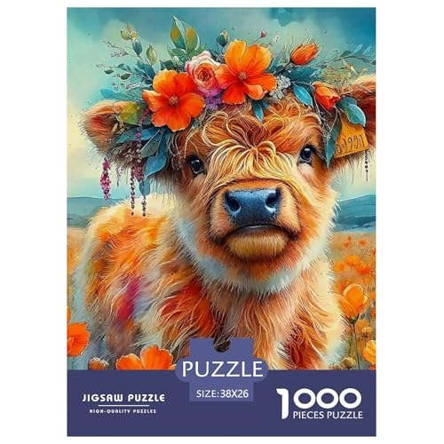 Niedliche kleine Kuh Puzzle 1000 Teile Farbenfrohes Puzzle Für Erwachsene Und Kinder Süße Tiere Geschenke Für Frauen,Geschenke Für Männer Erwachsenenpuzzle 38x26cm/1000pcs Niedliche kleine Kuh Puzzle 1000 Teile Farbenfrohes Puzzle Für Erwachsene Und Kinder Süße Tiere Geschenke Für Frauen,Geschenke Für Männer Erwachsenenpuzzle 38x26cm/1000pcs von JCOUSDAEO