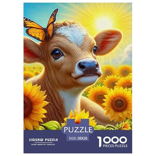 Niedliche kleine Kuh Puzzle 1000 Teile Farbenfrohes Puzzle Für Erwachsene Und Kinder Süße Tiere Geschicklichkeitsspiel Für Die Ganze Familie, Erwachsenenpuzzle 38x26cm/1000pcs Niedliche kleine Kuh Puzzle 1000 Teile Farbenfrohes Puzzle Für Erwachsene Und Kinder Süße Tiere Geschicklichkeitsspiel Für Die Ganze Familie, Erwachsenenpuzzle 38x26cm/1000pcs von JCOUSDAEO