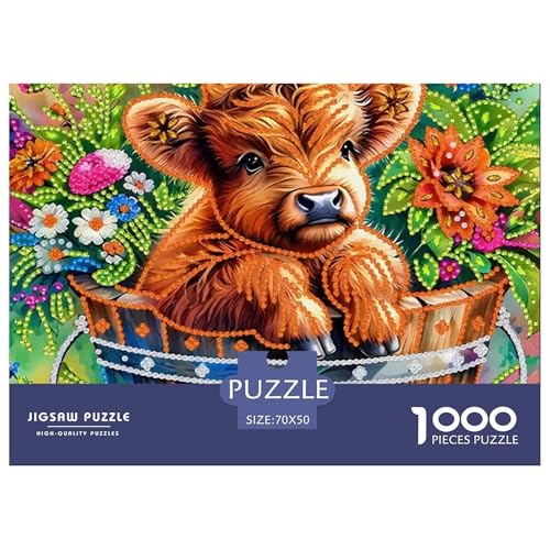 Niedliche kleine Kuh Puzzle 1000 Teile Farbenfrohes Puzzle Für Erwachsene Und Kinder Süße Tiere Puzzles Für Erwachsene Lernspiel Herausforderungsspielzeug Erwachsenenpuzzle 70x50cm/1000pcs Niedliche kleine Kuh Puzzle 1000 Teile Farbenfrohes Puzzle Für Erwachsene Und Kinder Süße Tiere Puzzles Für Erwachsene Lernspiel Herausforderungsspielzeug Erwachsenenpuzzle 70x50cm/1000pcs von JCOUSDAEO