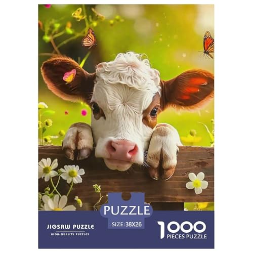 Niedliche kleine Kuh Puzzle 1000 Teile Klassische Puzzles Schwer Für Erwachsene Und Kinder Süße Tiere Geschicklichkeitsspiel Für Die Ganze Familie, 1000-teilige Puzzles38x26cm/1000pcs Niedliche kleine Kuh Puzzle 1000 Teile Klassische Puzzles Schwer Für Erwachsene Und Kinder Süße Tiere Geschicklichkeitsspiel Für Die Ganze Familie, 1000-teilige Puzzles38x26cm/1000pcs von JCOUSDAEO
