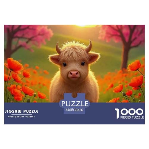 Niedliche kleine Kuh Puzzle 1000 Teile Klassische Puzzles Schwer Für Erwachsene Und Kinder Süße Tiere Puzzles Für Erwachsene Lernspiel Herausforderungsspielzeug Erwachsenenpuzzle 38x26cm/1000 Niedliche kleine Kuh Puzzle 1000 Teile Klassische Puzzles Schwer Für Erwachsene Und Kinder Süße Tiere Puzzles Für Erwachsene Lernspiel Herausforderungsspielzeug Erwachsenenpuzzle 38x26cm/1000 von JCOUSDAEO