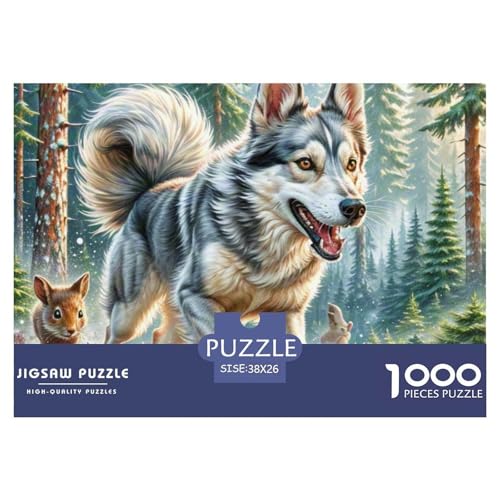 Norwegischer Elkhound 1000 Piece Puzzle Puzzle for Men and Women Haustierhund Puzzle Games for The Whole Family Colourful Toy for Children from 8-12 Years for Older Children38x26cm/1000pcs Norwegischer Elkhound 1000 Piece Puzzle Puzzle for Men and Women Haustierhund Puzzle Games for The Whole Family Colourful Toy for Children from 8-12 Years for Older Children38x26cm/1000pcs von JCOUSDAEO