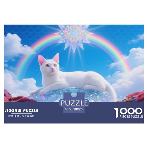 Orientalische Kurzhaare 1000 Piece Puzzle A Challenging Puzzle Haustier Katze Puzzles for Adults and Children Colourful Toy for Children from 8-12 Years for Older Children38x26cm/1000pcs von JCOUSDAEO