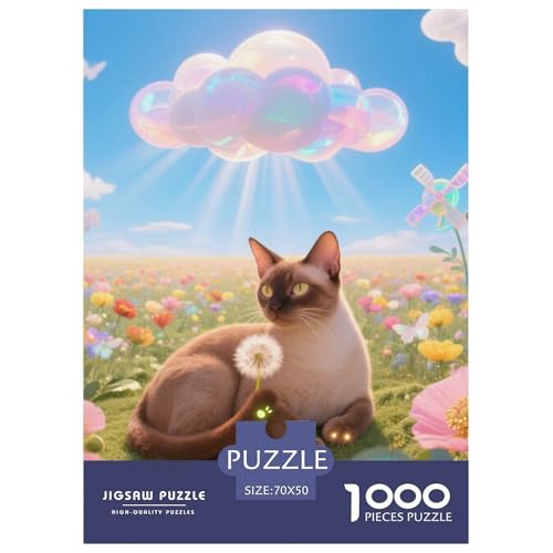 Orientalische Kurzhaare Puzzle 1000 Pieces Puzzle for Men and Women Haustier Katze Puzzles for Adults and Children Colourful Toy for Children from 8-12 Years for Older Children70x50cm/1000pcs Orientalische Kurzhaare Puzzle 1000 Pieces Puzzle for Men and Women Haustier Katze Puzzles for Adults and Children Colourful Toy for Children from 8-12 Years for Older Children70x50cm/1000pcs von JCOUSDAEO